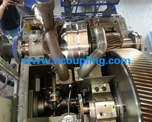 Transformation of speed hydraulic coupling